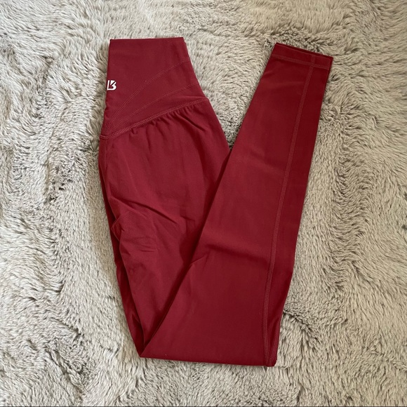 Buffbunny Collection Pants - Buffbunny Legacy Legging in Vineyard Dark Red (XS)